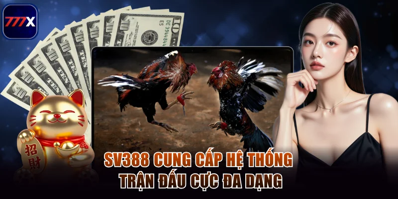 SV388 cung cấp hệ thống trận đấu cực đa dạng